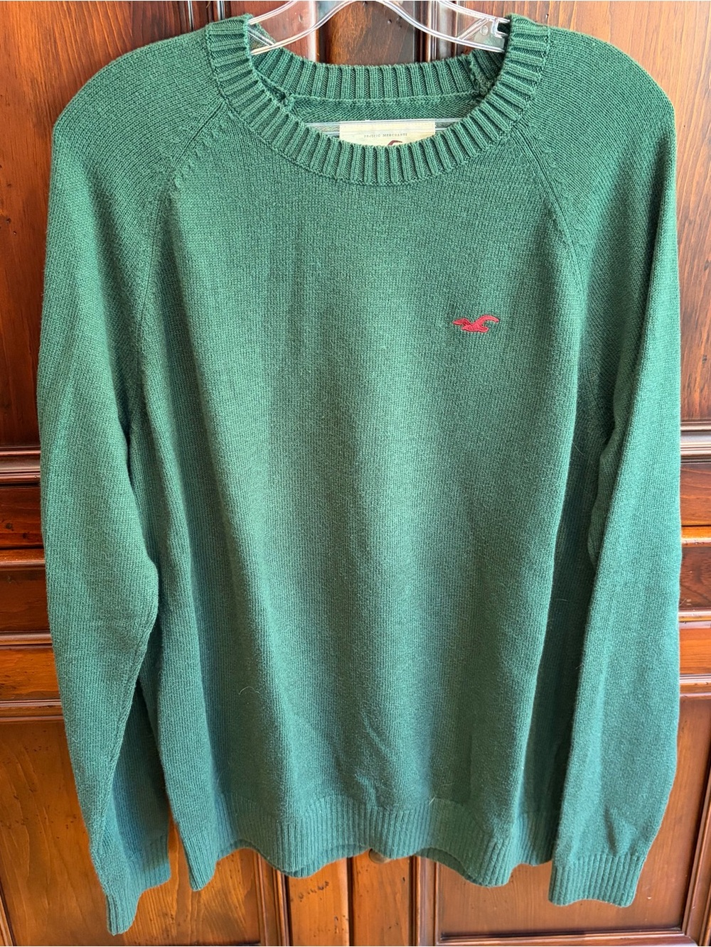 Hollister SzXL Men's Crewneck Sweater - Green